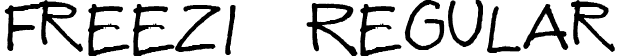 Freezi Regular font - ji-felloe.ttf