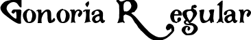 Gonoria Regular font - ji-foster.ttf