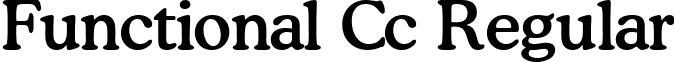 Functional Cc Regular font - ji-fibers.ttf