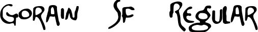 Gorain Sf Regular font - ji-friars.ttf