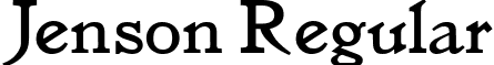 Jenson Regular font - jensonh.ttf