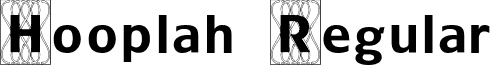 Hooplah Regular font - hooplah.ttf