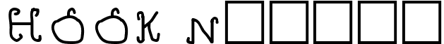 HOOK Normal font - hook.ttf