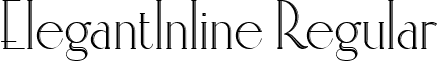 ElegantInline Regular font - elegantinline.ttf