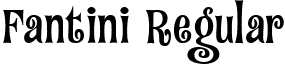 Fantini Regular font - fantini.ttf