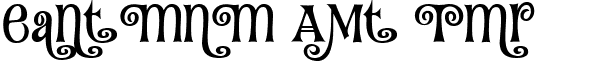 Fantini Alt Three font - fantinialtthree.ttf