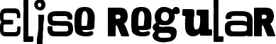 Elise Regular font - elise.ttf