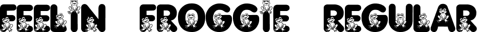 Feelin Froggie Regular font - feelinfroggie.ttf