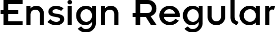 Ensign Regular font - ensign.ttf