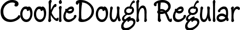 CookieDough Regular font - cookiedough.ttf