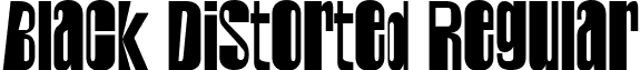 Black Distorted Regular font - blackdistorted.ttf