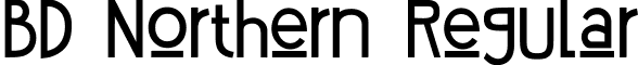 BD Northern Regular font - bdnorthern.ttf