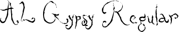 AL Gypsy Regular font - algypsy.ttf