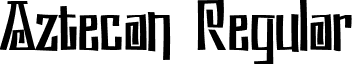 Aztecan Regular font - aztecan.ttf