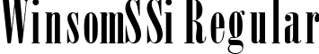 WinsomSSi Regular font - winss___.ttf