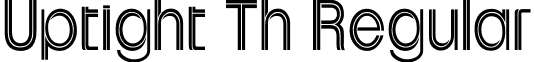 Uptight Th Regular font - uptight_.ttf