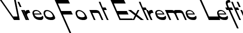 Vireo Font Extreme Lefti font - virexlef.ttf
