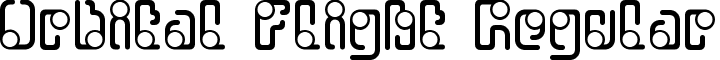 Orbital Flight Regular font - Orbital Flight Regular.otf