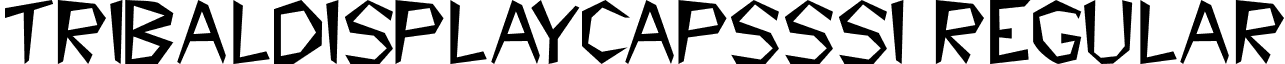 TribalDisplayCapsSSi Regular font - tribdcs_.ttf