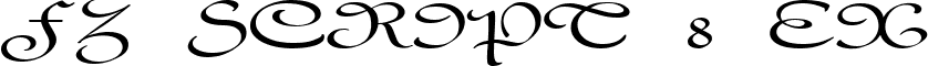 FZ SCRIPT 8 EX font - s8e.ttf