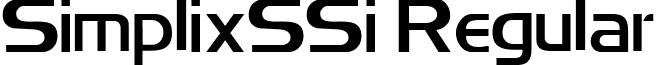 SimplixSSi Regular font - simps___.ttf