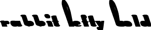 Rabbit Lefty Bold font - rab_left.ttf