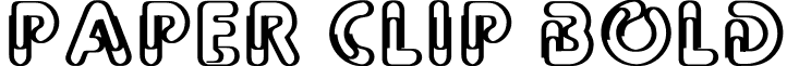 Paper Clip Bold font - paper_cl.ttf