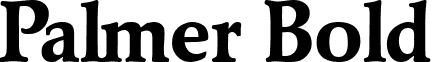 Palmer Bold font - palb.ttf