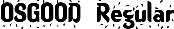 OSGOOD Regular font - osgoodb_.ttf