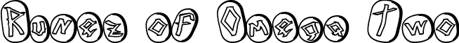 Runez of Omega Two font - Runez of Omega Two.ttf