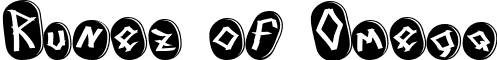 Runez of Omega font - Runez of Omega.ttf
