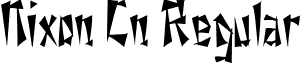 Nixon Cn Regular font - nixon_cn.ttf