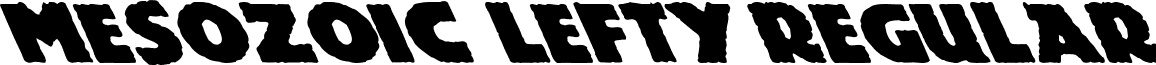 Mesozoic Lefty Regular font - mezolef.ttf