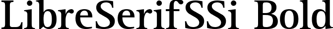 LibreSerifSSi Bold font - librssb_.ttf