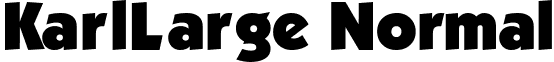 KarlLarge Normal font - krlu.ttf