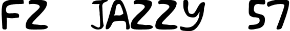 FZ JAZZY 57 font - j57n.ttf