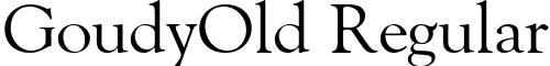 GoudyOld Regular font - unicode.goudyold.ttf