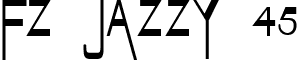 FZ JAZZY 45 font - j45n.ttf