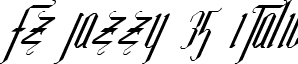 FZ JAZZY 35 ITALIC font - j35i.ttf