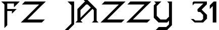 FZ JAZZY 31 font - j31n.ttf