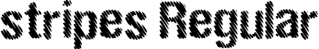 stripes Regular font - stripes.ttf