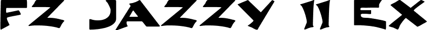 FZ JAZZY 11 EX font - j11e.ttf