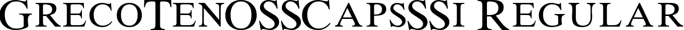 GrecoTenOSSCapsSSi Regular font - grectos_.ttf