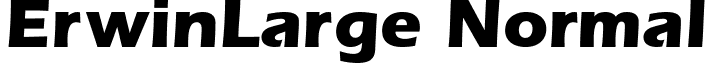 ErwinLarge Normal font - erwb.ttf