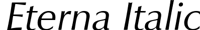 Eterna Italic font - etiswfte.ttf