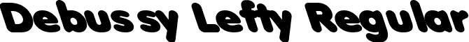 Debussy Lefty Regular font - debuslt.ttf