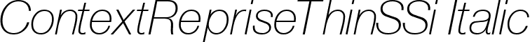 ContextRepriseThinSSi Italic font - contrtsi.ttf