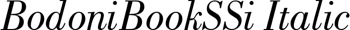 BodoniBookSSi Italic font - bodowsi_.ttf