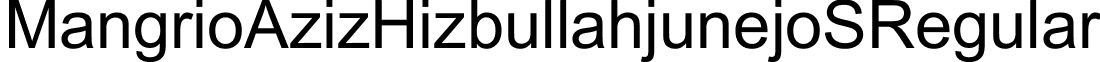 MangrioAzizHizbullahjunejoS Regular font - Mangrio_Aziz_Hizbullah_junejo_S.ttf