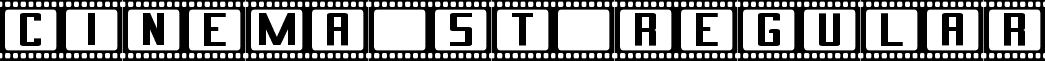 Cinema St Regular font - cinema_st.ttf